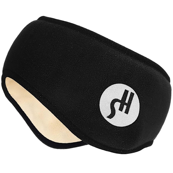2 stk. Justerbar sovemaske med borrelås og ørebeskyttelse for støyreduksjon, myk og komfortabel ørevarmer for menn og kvinner, for soving og reise