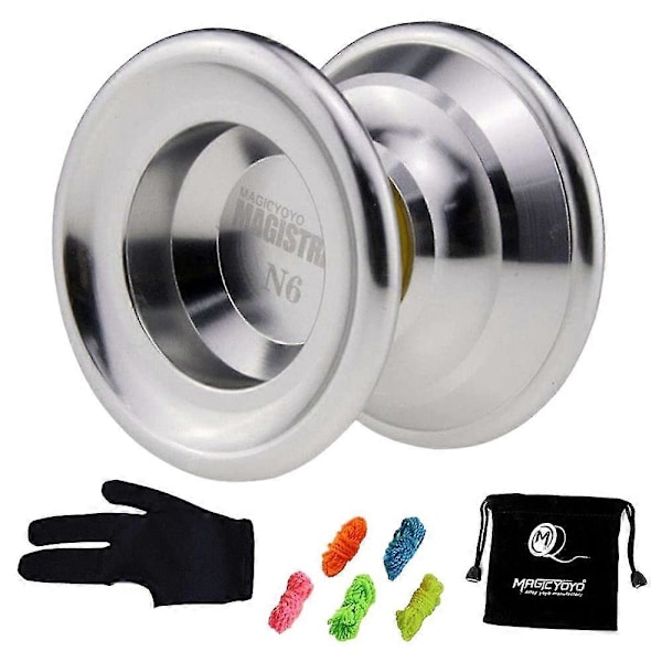 Yoyo N6 Magistrate Professionell Legering Yoyo Oresponsiv Yoyo Med Väska+5 Strängar+Handske