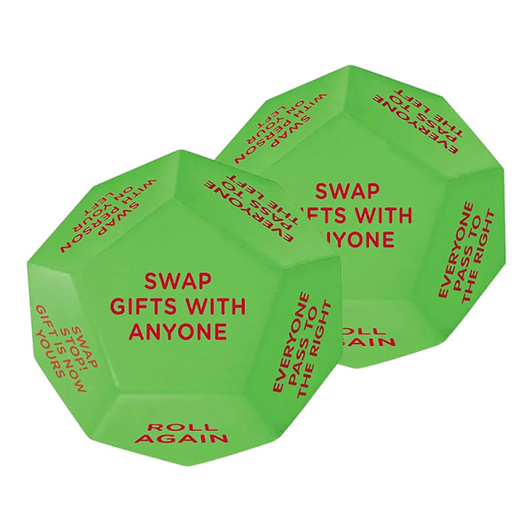 Nye Santa Swap Gavebytte Terninger
