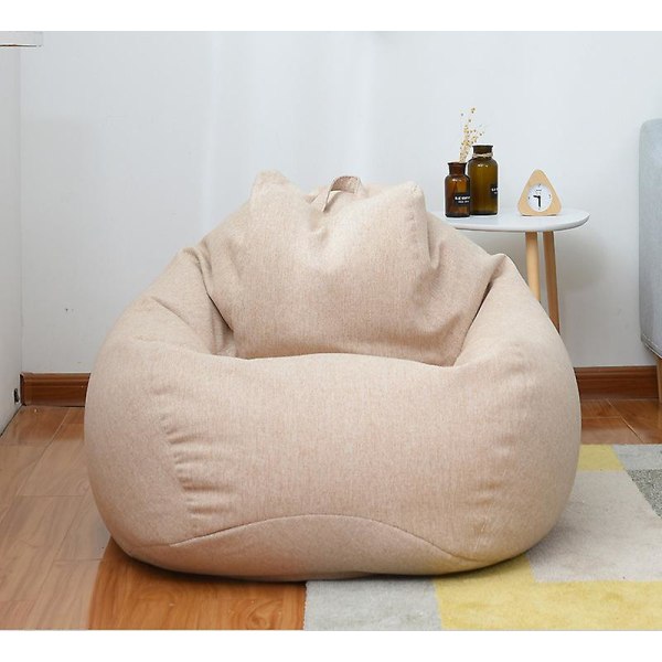 Ny extra stor sittsäcksstol Cover inomhus Lazy Lounger för vuxna barn (säljer endast bean bag cover, ingen fyllning)