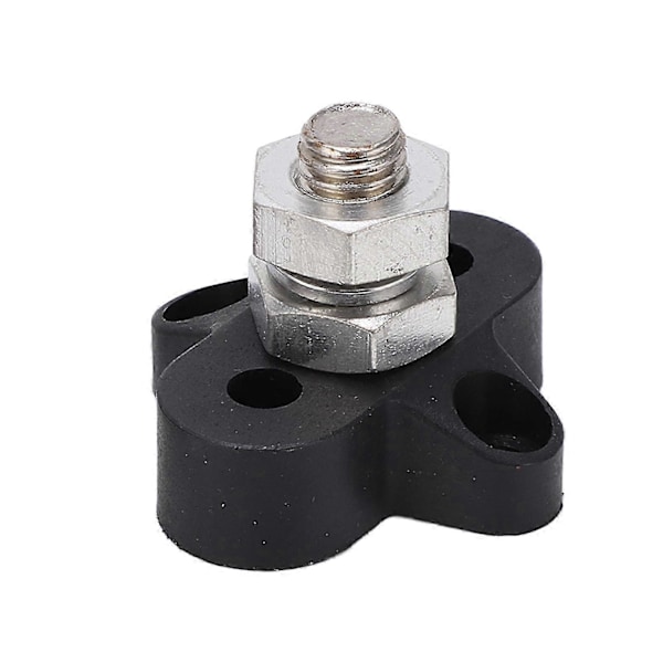 2 stk M10 Batteri Strømfordelingsblokk Isolerte Metallterminaler DC48V Maksimalt for Biler Bobiler ATV