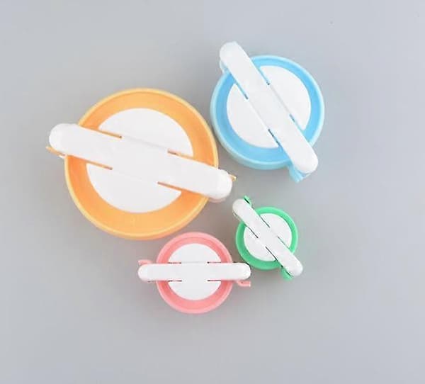 Pompon-mager, ABS-harpiks, Polypropylen og Rustfrit Stål, (4 stk, tilfældig farve)