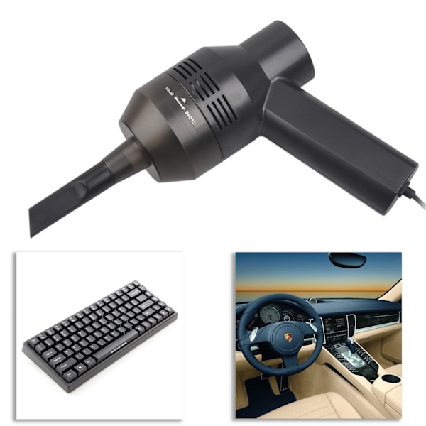 USB håndholdt støvsuger, til hjemmet, computer, mini skrivebord, kraftig støvsuger, stor kapacitet støvsuger