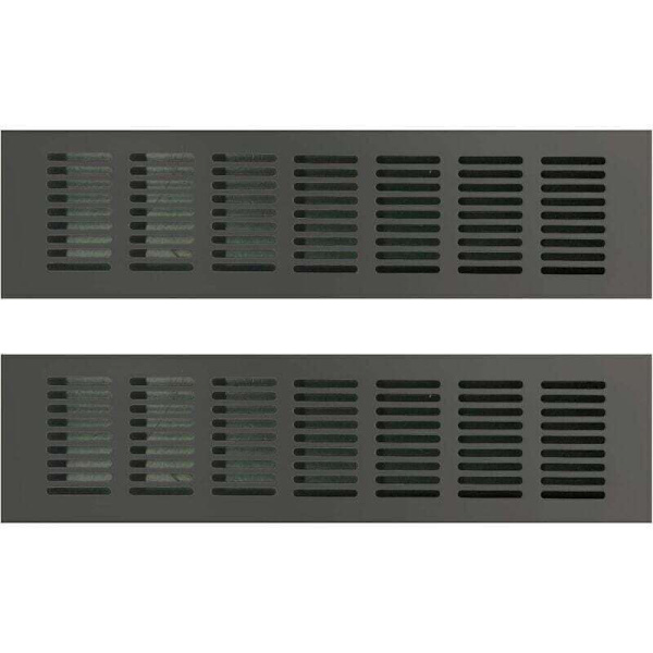 Rektangulær ventilasjonsrist. rektangulær luftutløpsåpning. rektangulær luftutløpsåpning for optimal ventilasjon 80 x 300 mm 2 stk