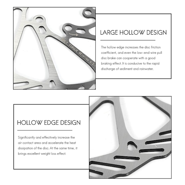 2 stk G3 sykkel skivebrems rotor 160mm sykkel bremseskive med bolter system skive sykkel deler sykkel tilbehør