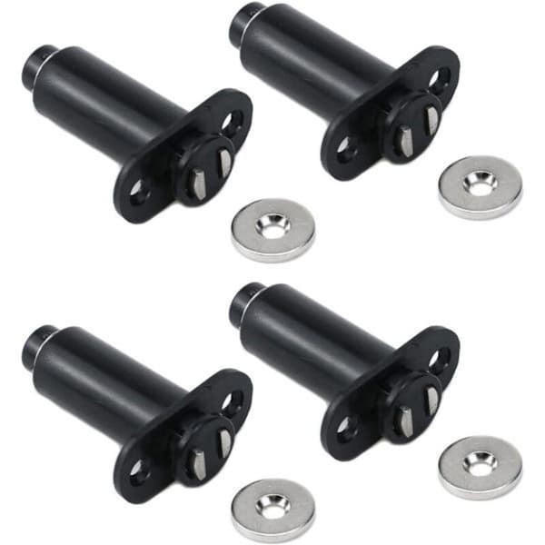 Upotettu magneettinen push-pull-oven salpa (4 kpl) – Push-pull-kaapin salpa, puristusjousi, push-pull-vapautus