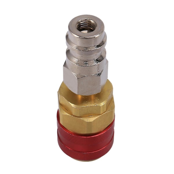 Hög- och Lågsidigt Expansionsadapter R134a Freon Snabbkoppling Adapter Bilklimatisering Tillbehör
