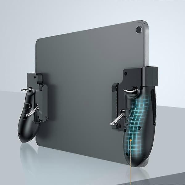 PUBG-kontroller med seks fingre, Pubg Mobile Trigger Gamepad Grip L R Fire Aim Button Joystick for Tablet FPS Handle