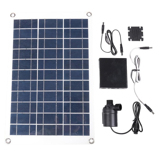 50W Solar Water Pump 800L/H DC12V Low Noise Solar Water Fountain Pump for Garden Family Water Fountain Irrigation Pump