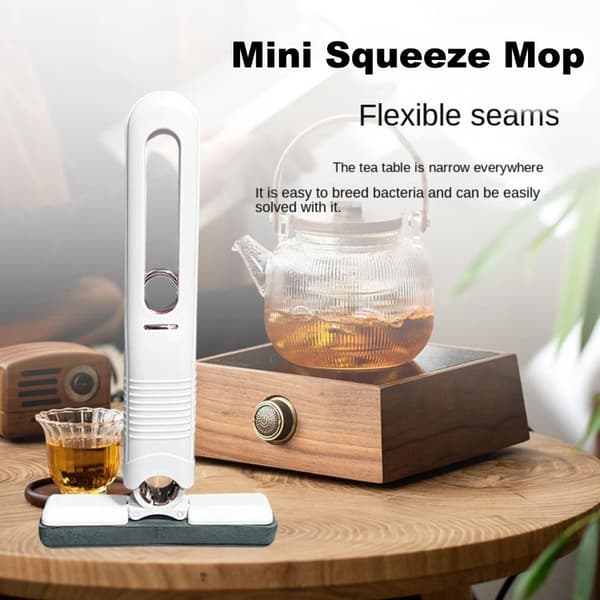 Mini bærbar moppe håndfri klemme moppe