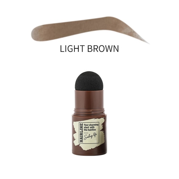 Hårlinjepulver, Omedelbart Root Touch Up, Hair Powder Stick Vattenfast Långvarig Naturlig Färg, Försköna Modifiera pannan 29g