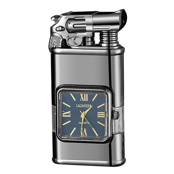 Personalisert Preget Lighter med Klokke Lett Bærbar Lighter Gave til Jubileum