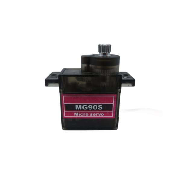 4-pack MG90S Micro metallväxel 9g servo, 360° rotationsservomotor för RC-flygplan, helikopter, RC-bil