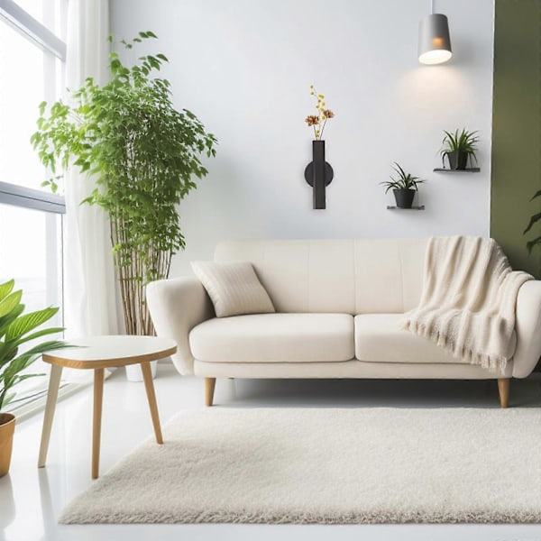Nordisk Blomstertub Väggmonterad Dekorativ Blomstertub Väggdekoration
