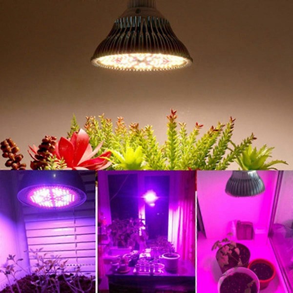 300W LED Plantelys E27 Fullspektrum Vekst Lys for Drivhusplanter Blomsterlampe Hydroponikk