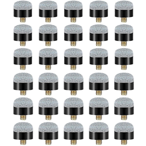30 st 12 mm/13 mm Billardkötips med skruv, Ersättningstips för kö, Billardtillbehör