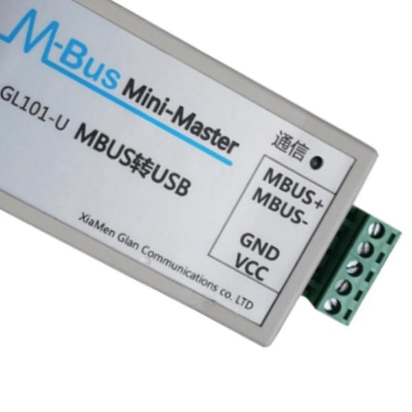 Mbus/m-bus til usb-omformer Usb-mbus måleravlesning Kommunikasjon Usb-strømforsyning kan motta 200 W