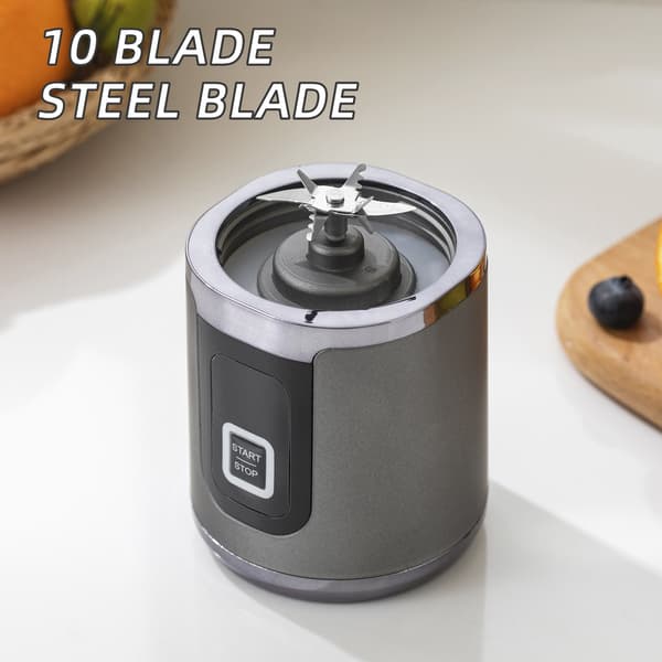 Bærbar ledningsfri blender med LED-display og 600 ml kapacitet