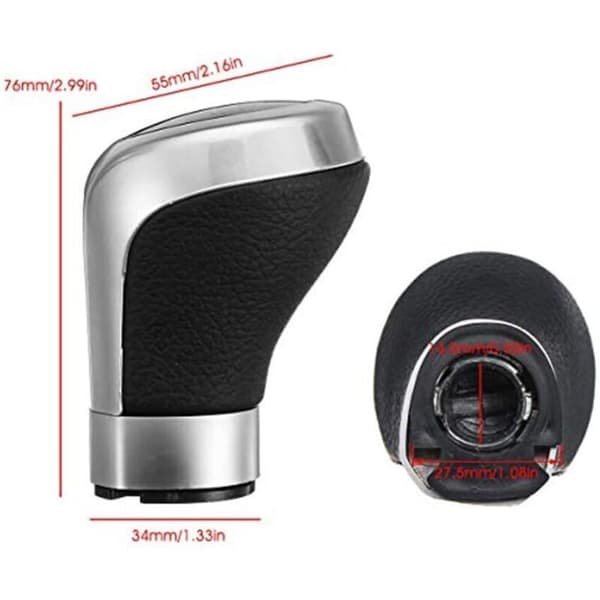 5- eller 6-trins gearknop kompatibel med BMW 1- og 3-serie E81, E82, E87, E87 LCI, E90, E91, E92, E92-5, maksimal hastighed