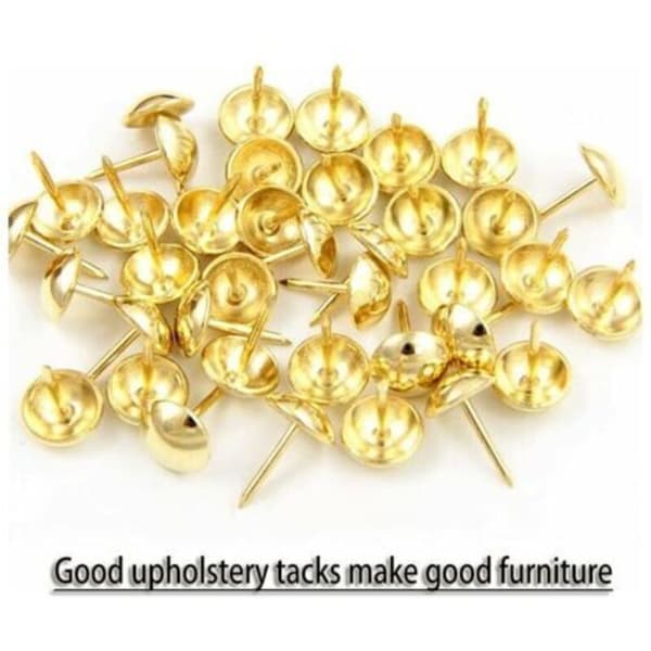 500 Stykker Møbelsøm, Basicon Kraftige 10X8 MM Bronze Dekorative Møbelsøm Retro DIY Møbelsøm til Møbler Sofa