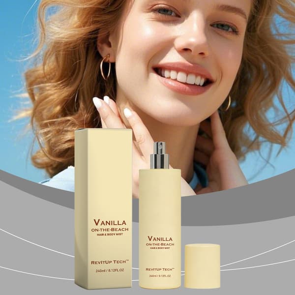 Vanilla On-The-Beach Hår- og Kroppståke, 240ml - Varm, Langvarig Duft
