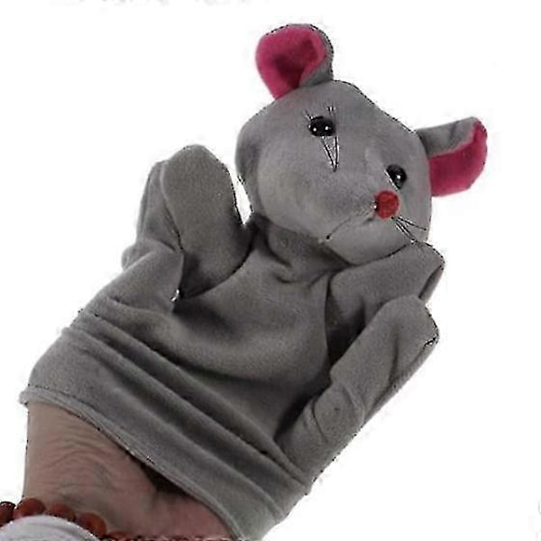 Harmaa Hiiri Käsi Nukke Sormi Nukke