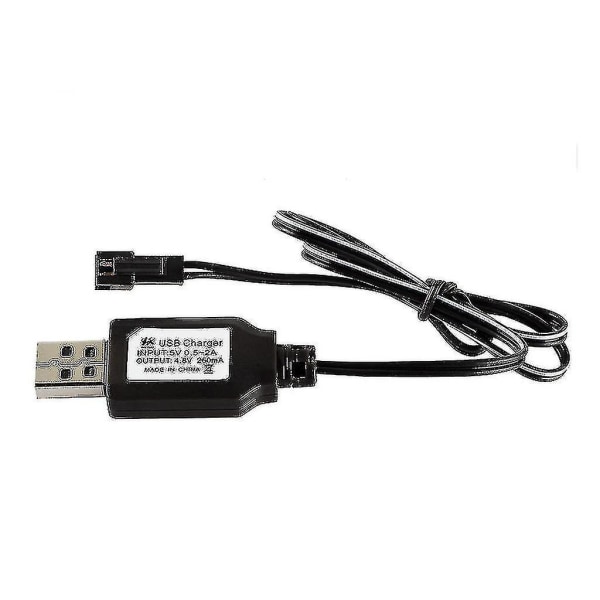 Opladningskabel Batteri Usb Oplader Ni-cd Ni-mh Batterier Pakke Sm-2p Stikadapter 4.8v 250ma Output Legetøj Bil