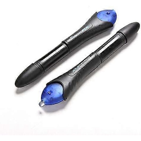 5 Sekunders Hurtig Reparationsvæske Lim Pen UV Lys Reparation Hærdende Glas Svejsning LCD Touch Metal Værktøj Plastik Limning Selvklæbende Fyldstof Til Kontor (blå) (2