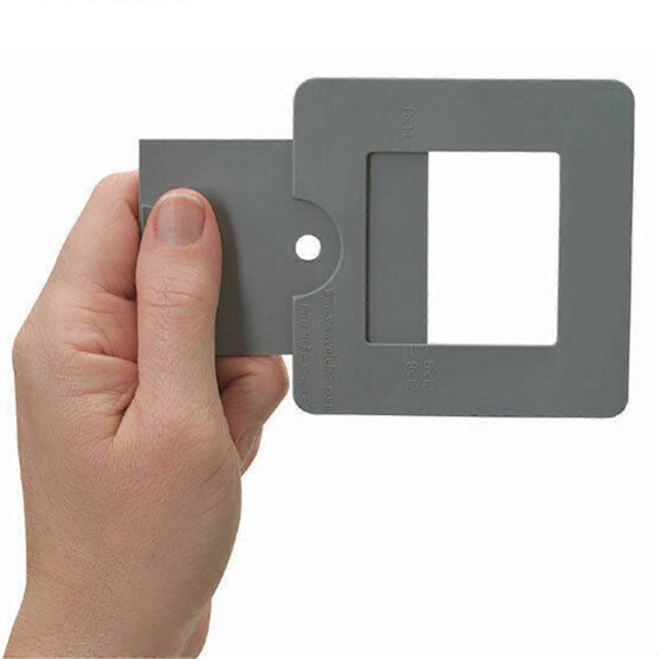 Artist View Catcher Finder Verktyg Portabel Sökare Gadget Artist View Finder för Gåva