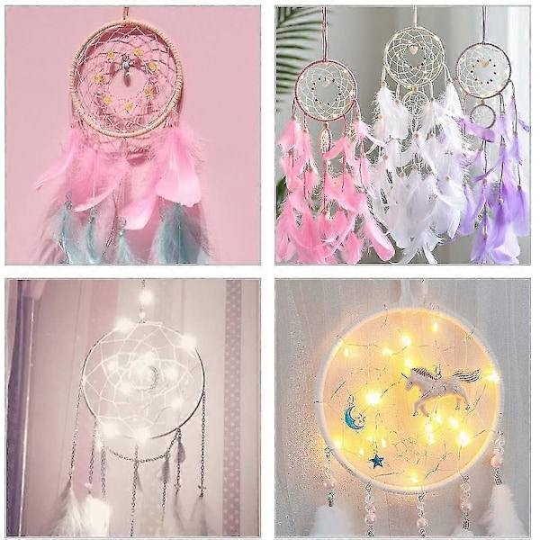 12 stycken drömfångarringar, 15 cm / 20 cm bamburingar DIY bröllops krans hantverk ringar för väggdekoration hantverk torkade blommor jul