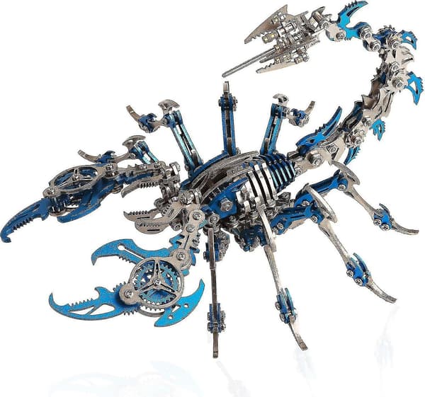 454 deler Scorpion 3D metallmodellsett