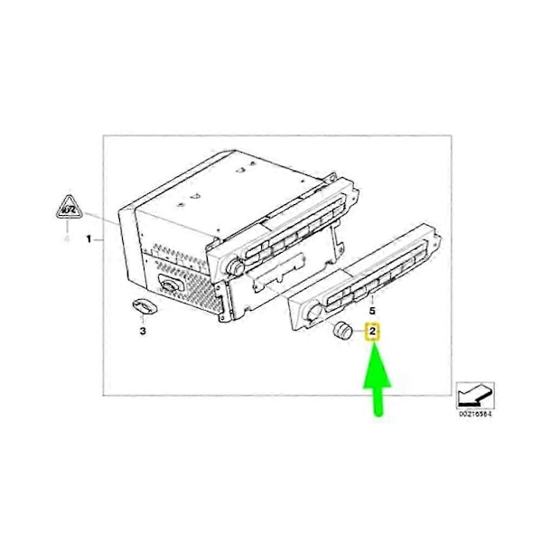 Bil Audio Knott Infotainment Datamaskin Multimedia Knapp 65126966510 for X5 E70 X6 E71 E72 2007-2013