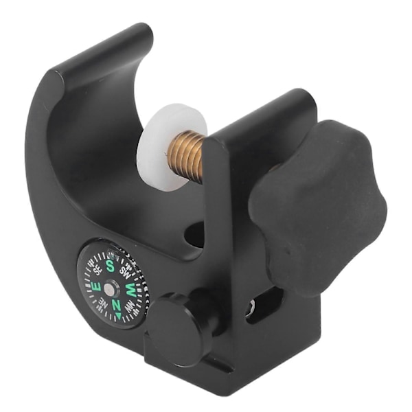 GPS RTK Stangklemme Dataindsamler Justerbar Holder Aluminiumlegeringsstyrehåndtag med Lille Kompas
