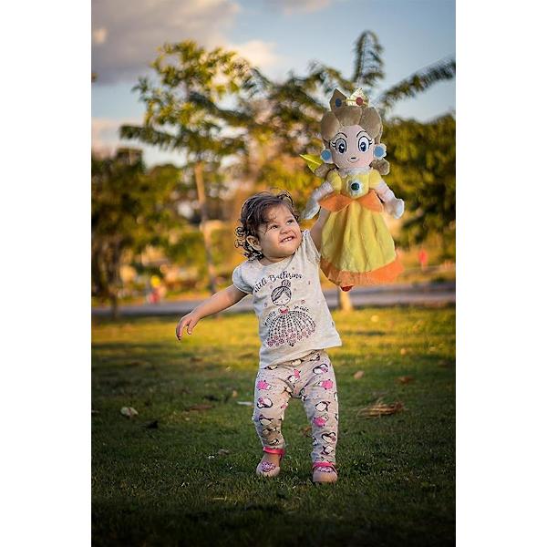 Seriefigurer Prinsesse Peach og Prinsesse Daisy Plyslegetøj 9,8 tommer Prinsesse Daisy Sød Plyslegetøj og Pigers Fødselsdagsgave
