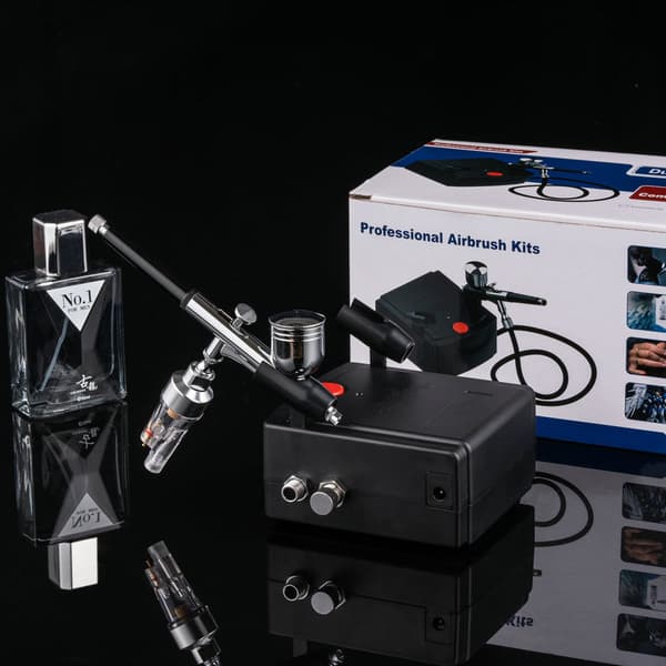 T100A Mini Airbrush Kompressor Kit, Præcisions Sprøjtemaling Værktøj Til Modelfarvning, Håndværk Graffiti Maling
