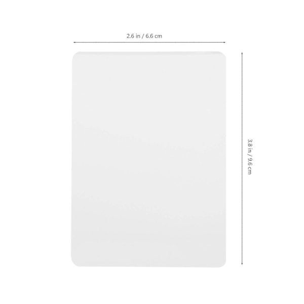 100 ark med termisk lamineringsfilm, lamineringslommer, klare PVC-fotolamineringsark