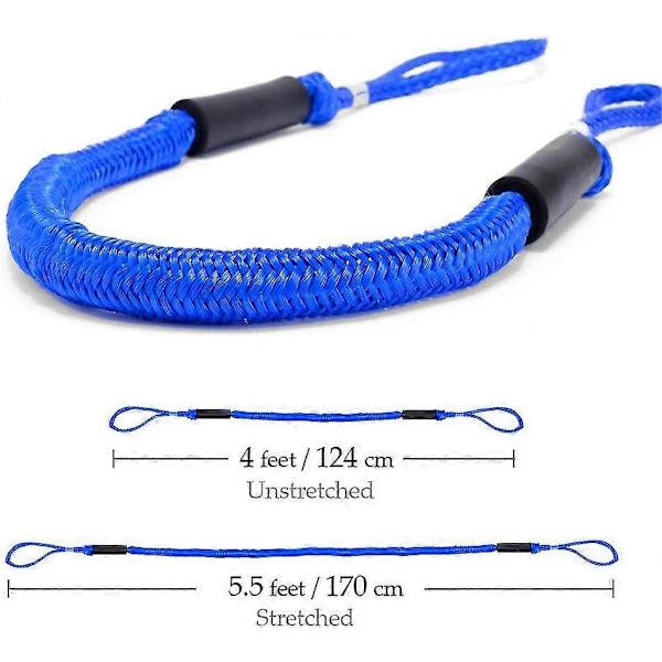 Bungee-laituriliina Festmacherköysi Veneille Laituriliina Bungee-laituriliinat Bungee-köysi Kajakin Veneen Ankkurointivarusteet Veneköysi 2 Pakkaus
