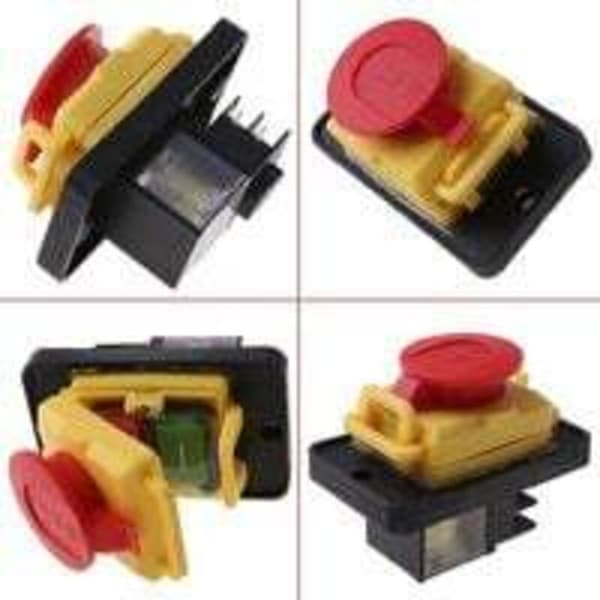 Kjd12 250v 4-pin vanntett magnetisk start-stopp nullspenningsutløser trykknappbryter