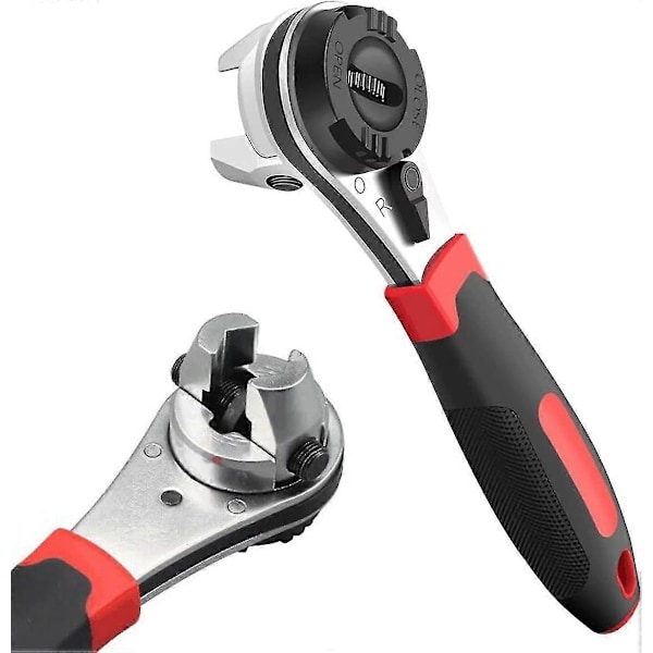 6-22mm Justerbar Spärrnyckel Universalnyckel Metrisk SAE Verktyg, 100% Ny