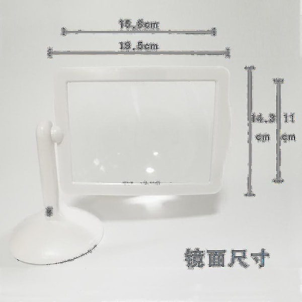 Wallfire Lupp Glasögon Skrivbord - 3x Läs Helsidesförstoringsglas med LED-förstoring