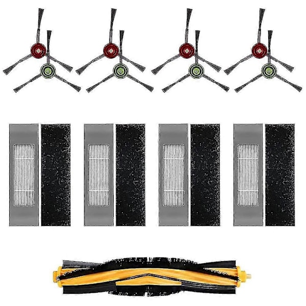 Hovedsidebørste Hepa Filter til Deebot Ozmo N8 N8 + N8 Pro N8 Pro + Støvsugerfilter Tilbehørssæt