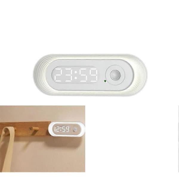 Väggmonterad nattlampa med rörelsesensor för badrum eller kontor
