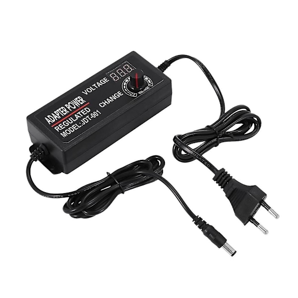 2x 9-24v 3a 72w AC/DC-sovitin Vaihtava Virtalähde Säädetty Virtasovitin Näyttö EU-pistoke Korkea
