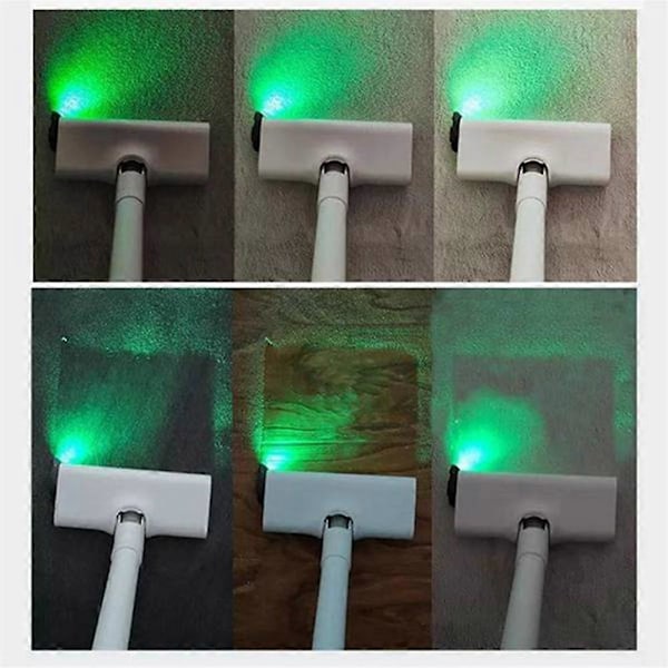 2 kpl Pölynimurin Pölynäyttö LED-lamppu Piilotetun pölyn puhdistus, Lemmikkieläinten karvojen pölynimurin lisävarusteet