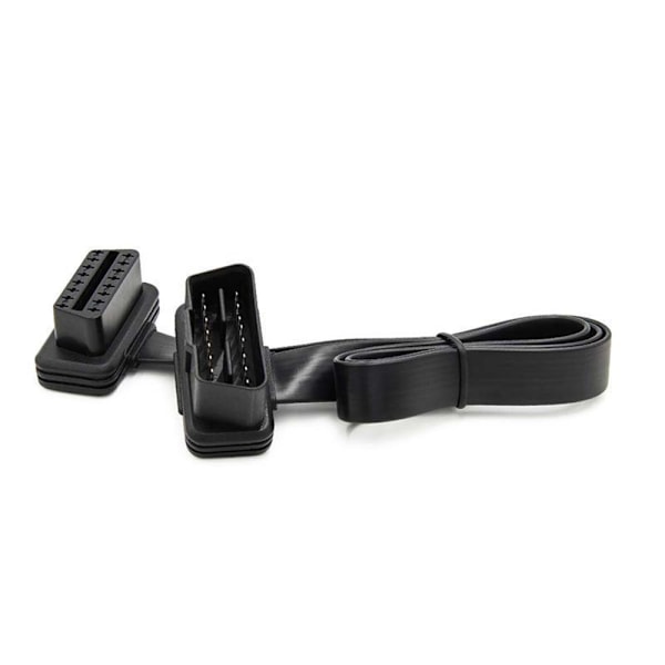 OBD2 16-stifts hane till hona kabel, full stift, full linje förlängningskabel 30CM lång
