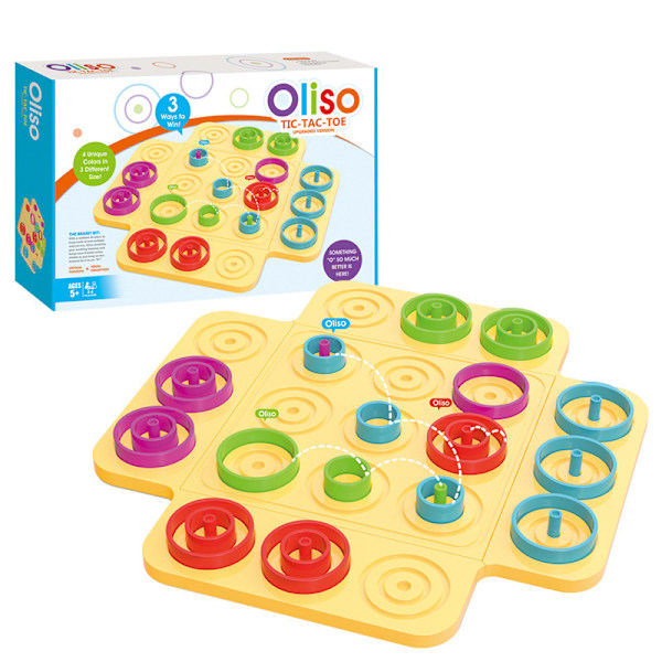 O-formet Oliso Ring Skakspil Interaktivt Spil mellem Forældre og Børn Multiplayer Børnelegetøj
