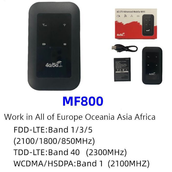 SIM-kortti Mobiili WiFi Hotspot 4G LTE 150 Mbps 120