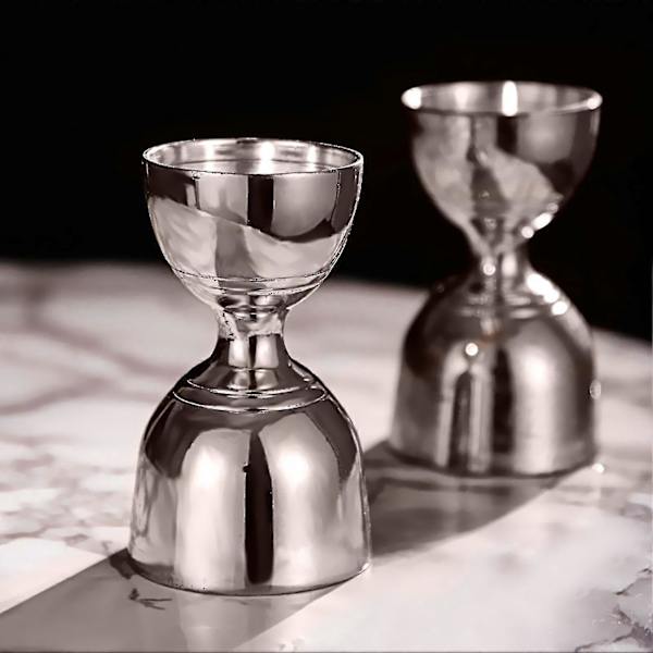 Cocktail Shaker Presisjons-slitasje-resistent Rustfri Kjøkkenutstyr (1 stk, Sølv)