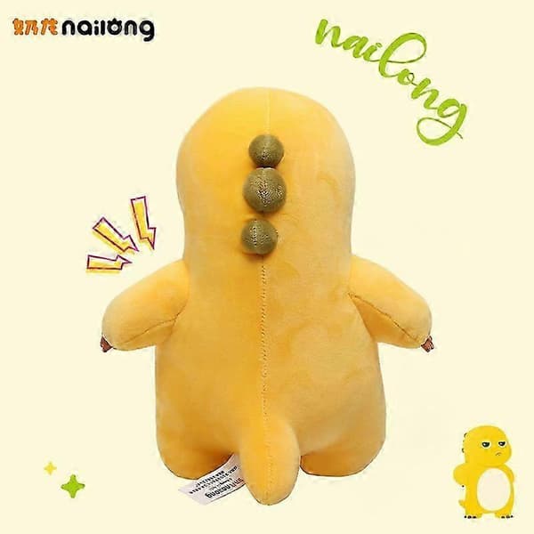Nailong Docka Plyschleksak Dinosauriedocka Tecknad Klomaskin Docka Barnpresent Smile 23cm