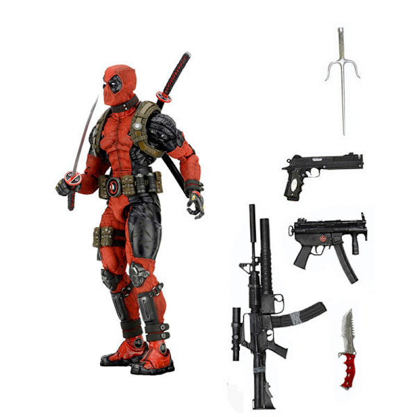 Rion X-men Wolverine Deadpool Figur 15 cm Poserbar Leksak